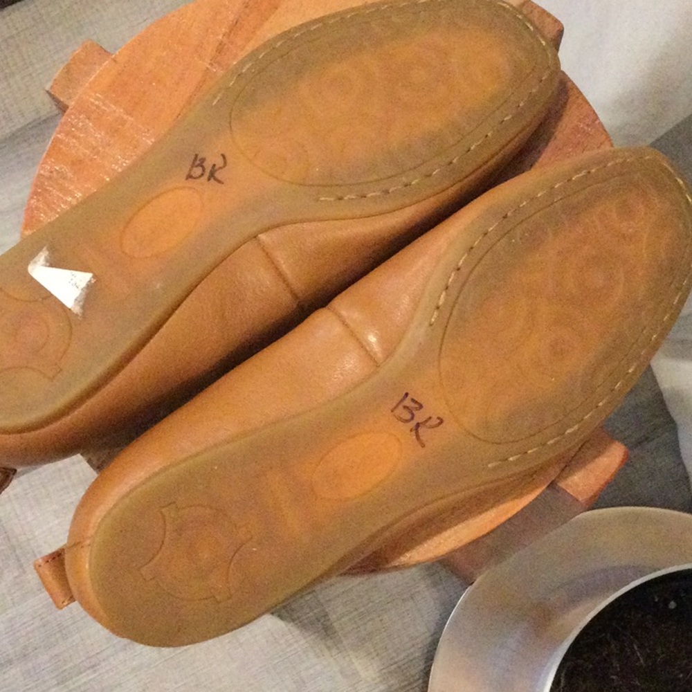 Born Tan Leather Flats - Picture 6 of 8